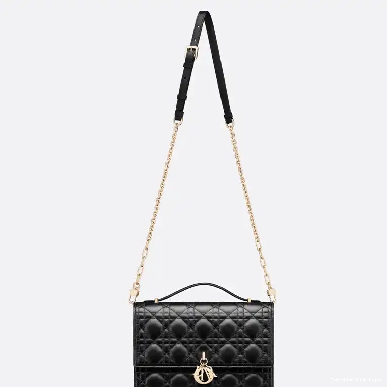 Cheap Handle Bag Lambskin Black Miss Cannage Top Small Dior 0426 Luxury